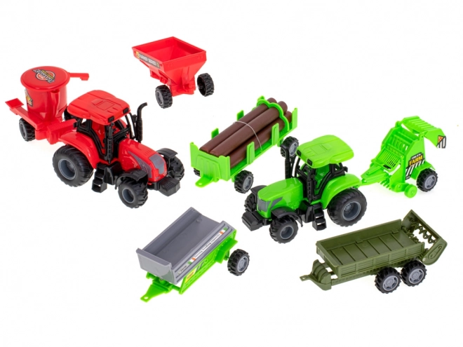 Ferme avec animaux et machines - 49 pcs