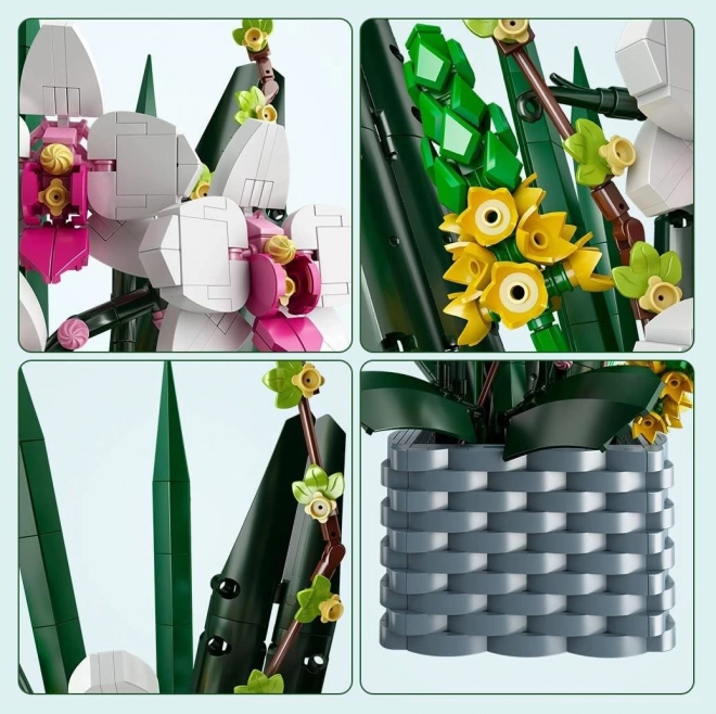 Jeu de construction Fleurs Mold King 1158 pièces