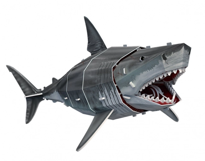 Puzzle 3D 78 pièces Requin Blanc
