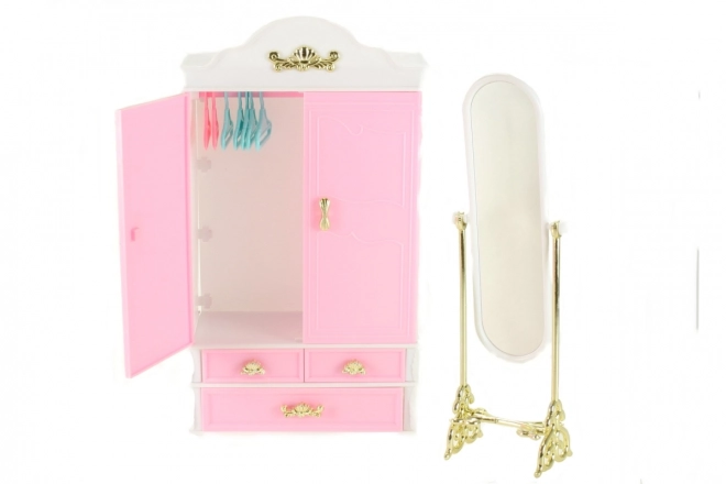 Miroir élégant sur pied
