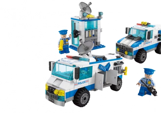 Voiture de police Construction 271 Ensemble de briques