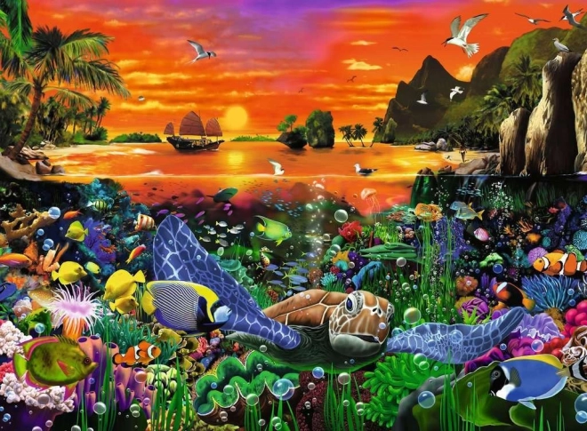 Puzzle Falaises 500 pièces