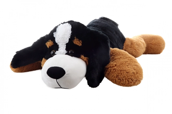 Chien en peluche couché 100 cm