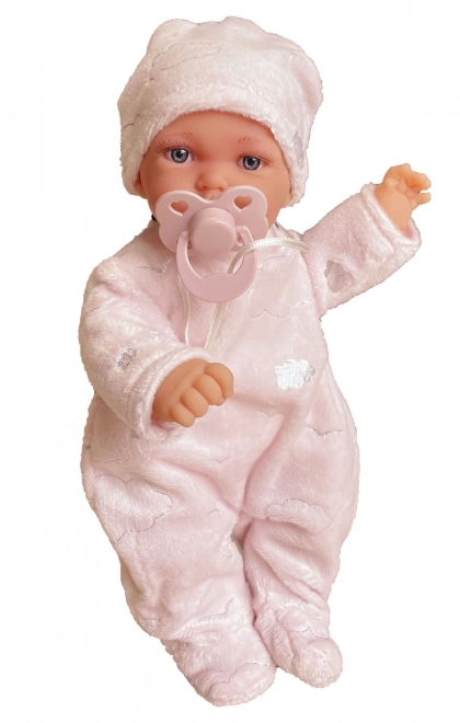 Antonio Juan 1235 PETIT - poupée réaliste bébé avec fonction de mouvement spéciale et corps en tissu doux - 27 cm
