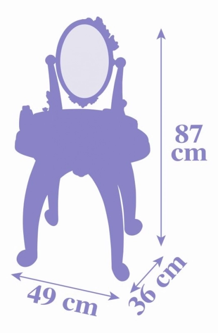 Toilette de l'Empire de Glace 2-en-1 avec Chaise
