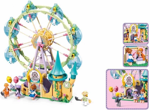 Sluban Metropolis grande roue construction
