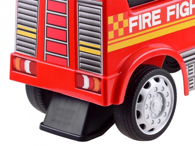 Trottinette sonore Mercedes Antos POMPIERS rouge