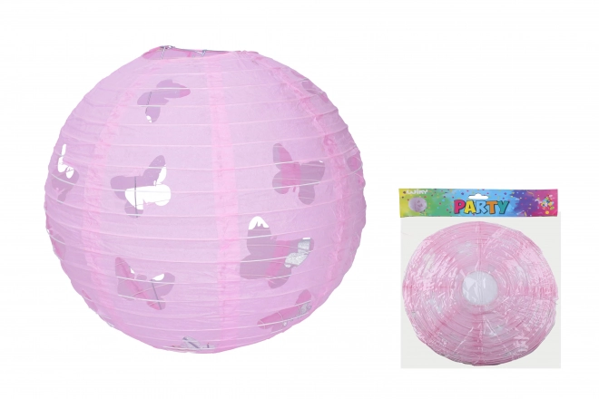 Lampion boule Papillon