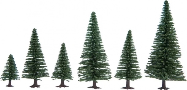 Lot de sapins modélisés 25 pcs