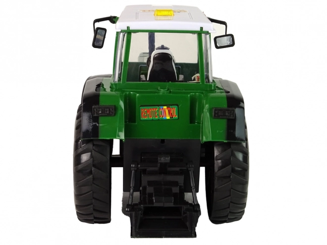 Tracteur R/C vert-noir télécommandé 38 cm