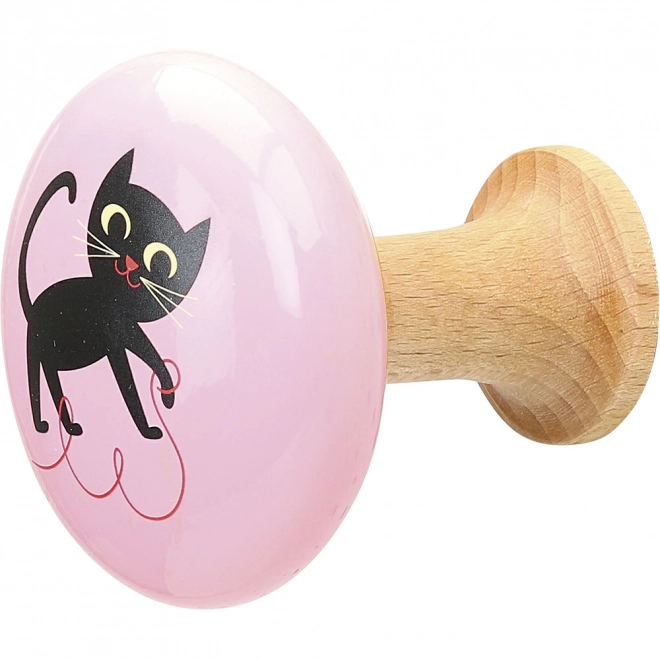 Vilac Porte-manteau en bois 2 pcs chat