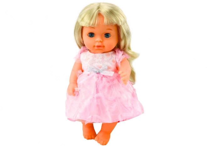 Poupée en Robe Rose avec Accessoires et Sons