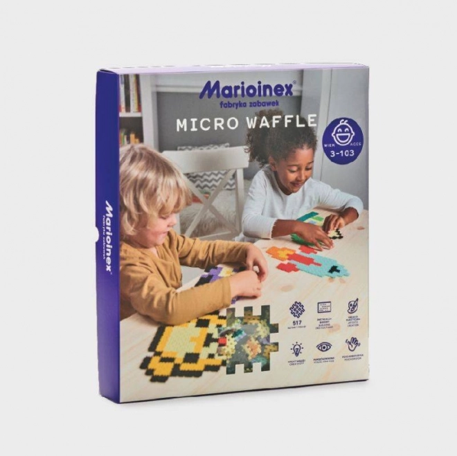 Jeu de construction créatif Micro Waffle 517 pièces