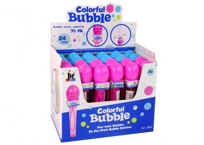 Bulles de savon Microphone 2 couleurs 70 ml