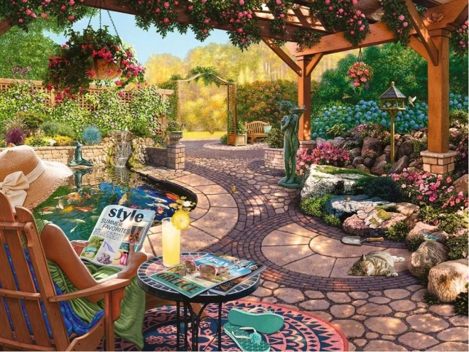 Puzzle grand format Belle cour 750 pièces