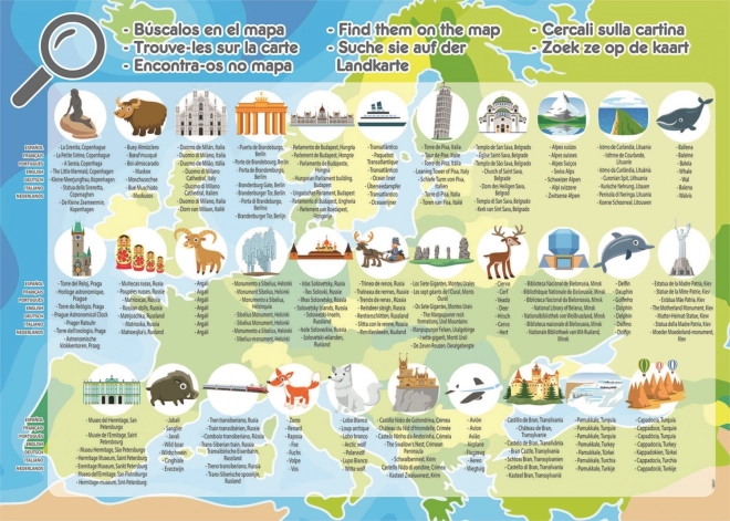 Educa puzzle Carte de l'Europe 150 pièces