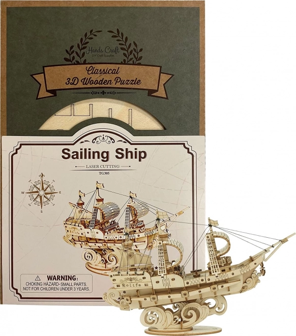 Voilier - Kit en bois 3D