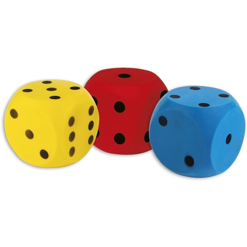Androni Cube souple - taille 16 cm, jaune