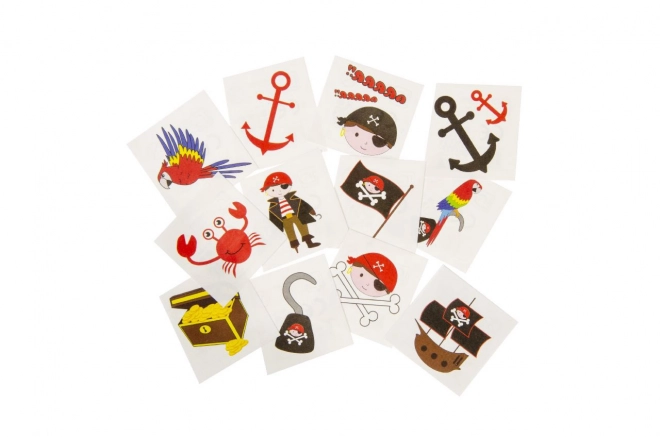 Tatouages Pirates 12 pièces