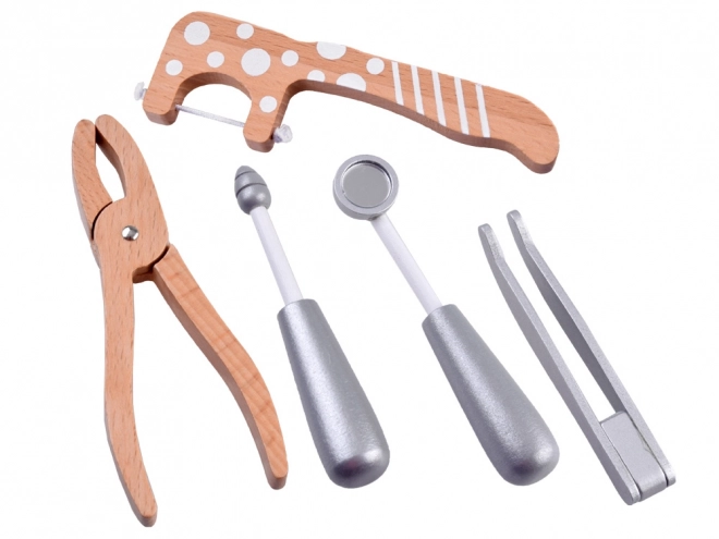 Ensemble en bois d'accessoires PETIT DENTISTE ZA4718