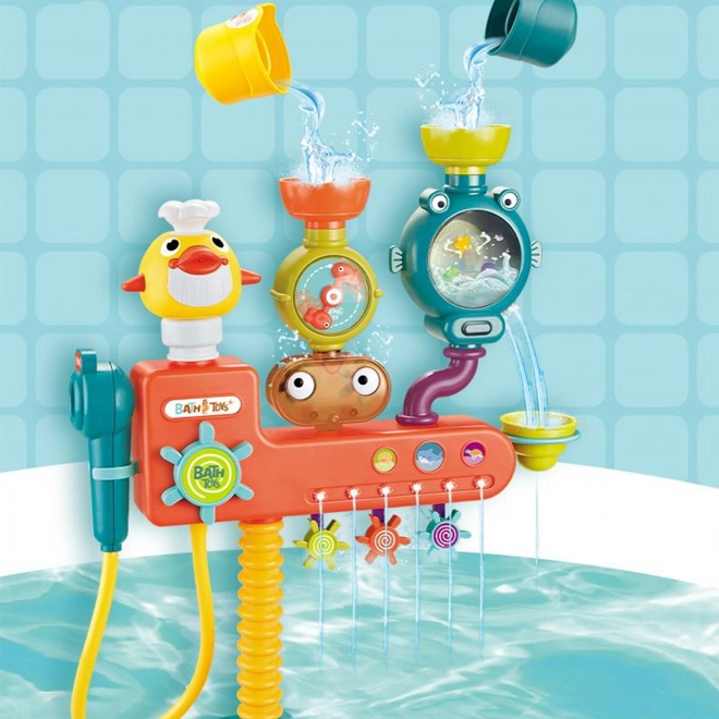 Woopie jouet de bain avec moulin rotatif et gobelets de versement