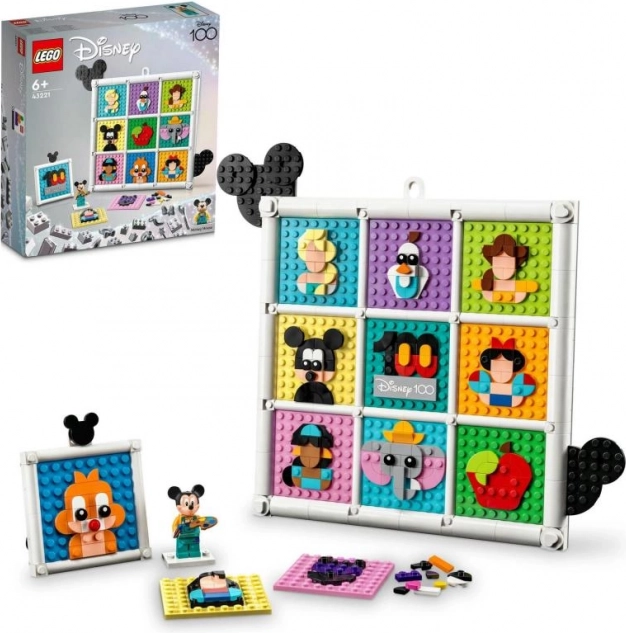 LEGO Disney – 100 ans d’animations emblématiques collage mural set
