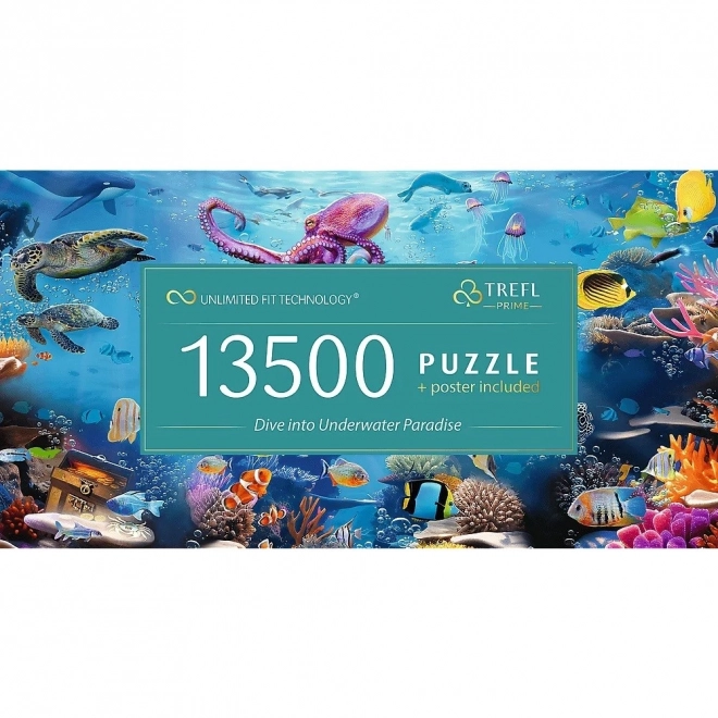 TREFL Puzzle UFT Plongée dans le paradis sous-marin 13500 pièces