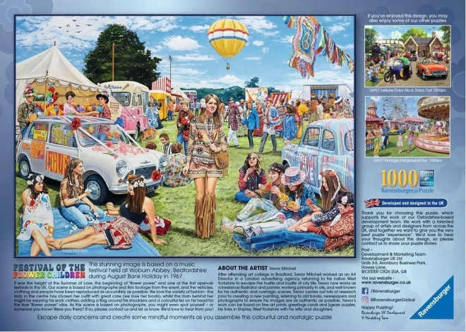 Ravensburger Puzzle Festival des Enfants de Fleurs 1000 pièces