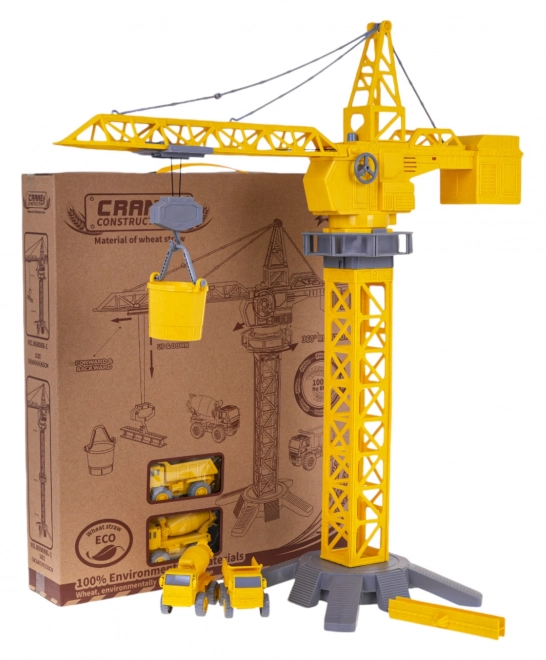 EKO grue de construction + véhicules