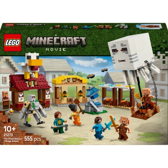 LEGO Minecraft 21273 Attaque de l'exploseur de Ghast sur le village