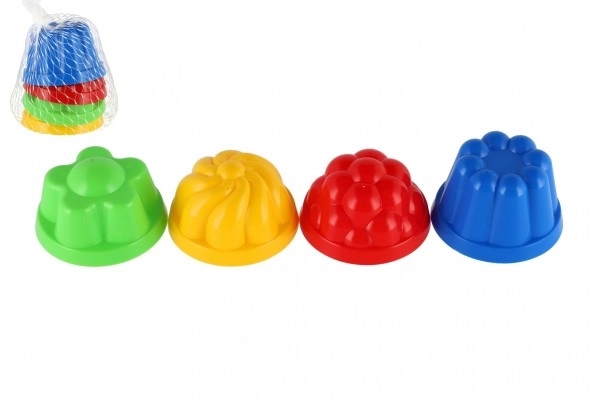 Moules Bábovky ronds diamètre 8cm 4pcs en filet