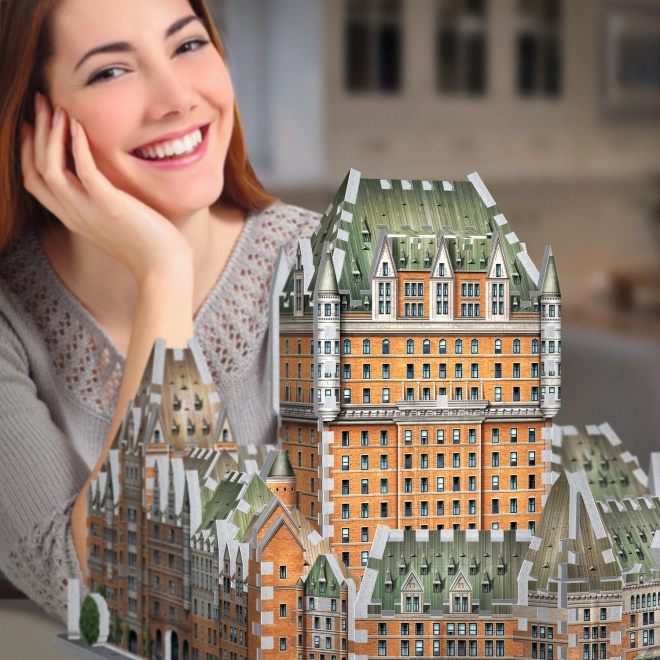 Puzzle 3D WREBBIT Le Château Frontenac 865 pièces