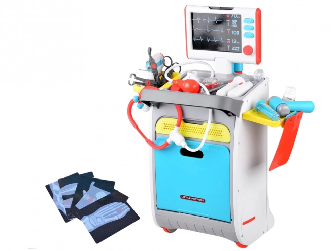 Trousse de soins médicales, chariot de médecin ZA4197