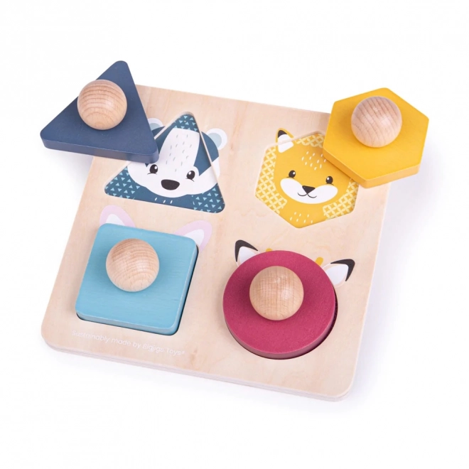 Casse-tête Bigjigs Toys en forme d'animaux