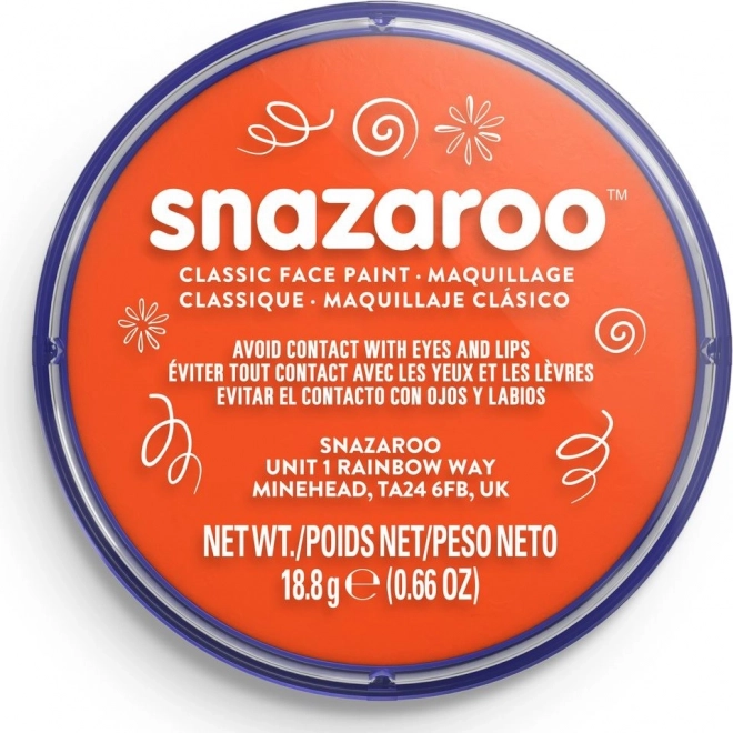 Peinture visage Snazaroo orange foncé 18ml