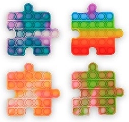Jeu puzzle arc-en-ciel Pop it