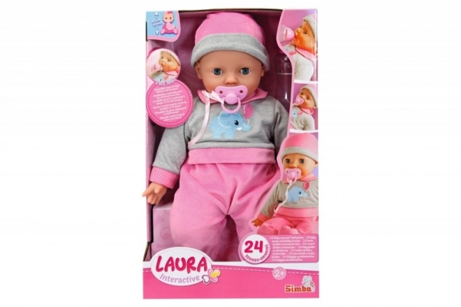 Poupée interactive Laura 40 cm