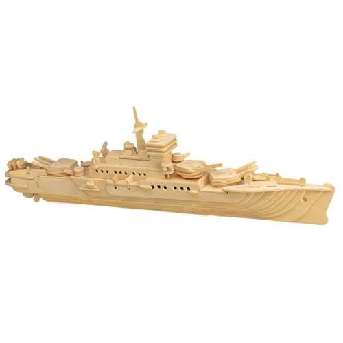 Puzzle 3D en bois Woodcraft bateau croiseur