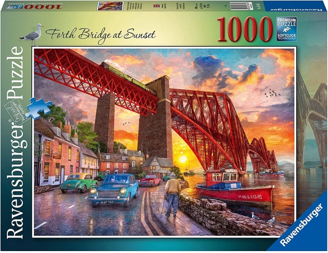 Puzzle 1000 pcs Pont au lever du soleil