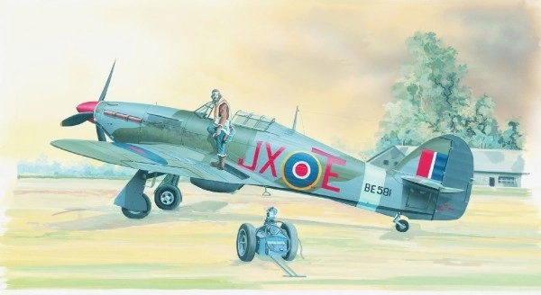 Modèle d'avion Hawker Hurricane MK.II HI TECH 1:72