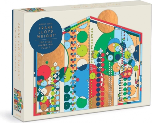 puzzle moulé en feuille Frank Lloyd Wright – Midway Mural, 750 pièces