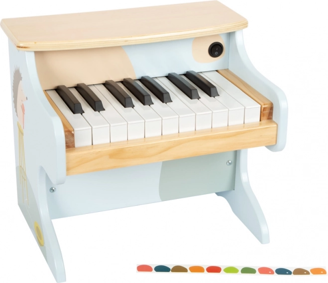 Départ ludique avec marquage coloré des touches