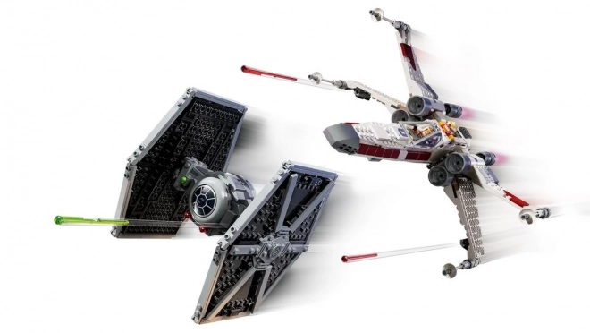 LEGO Star Wars 75393 Intercepteur TIE et X-wing - ensemble combiné