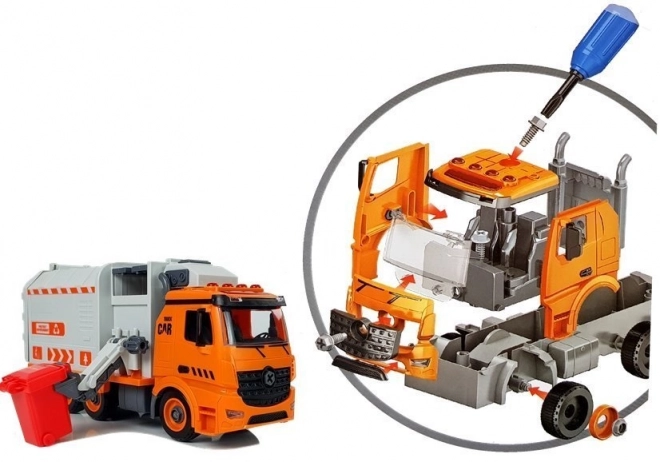 Camion poubelle bricolage avec tri des déchets