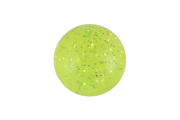 Balle/ballon de rebond avec paillettes 6 cm