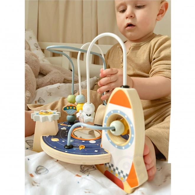 Boucle de fusée en bois de Tooky Toy