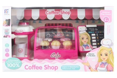 Café sur piles avec accessoires