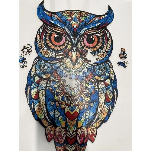 Puzzle en bois chouette Kruzzel