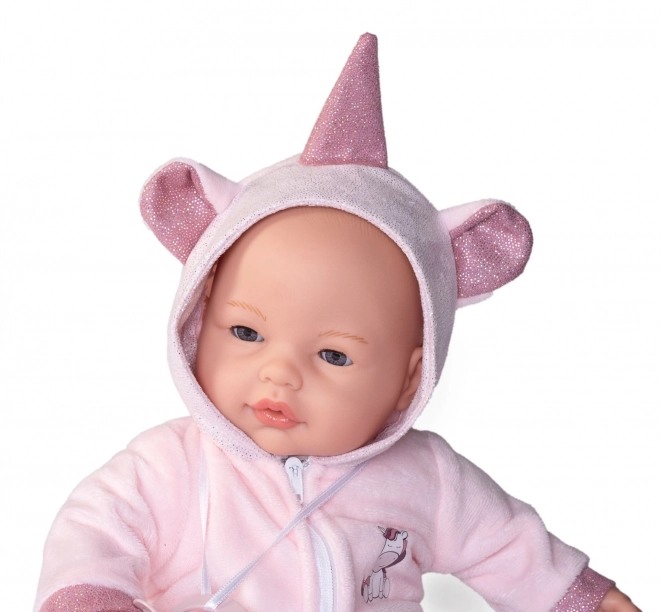 Antonio Juan 14362 BIMBA - poupon bébé avec sons et corps en tissu doux - 37 cm