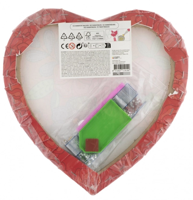 Peinture diamant cœur
